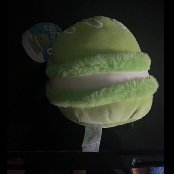Squishmallow Donnelly the macaron neon green RARE with tags - Picture 3 of 5